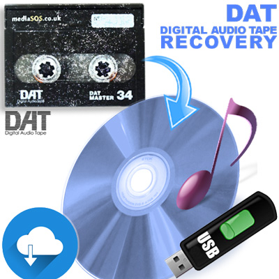 DAT Tape Recovery to Digital Conversion Services